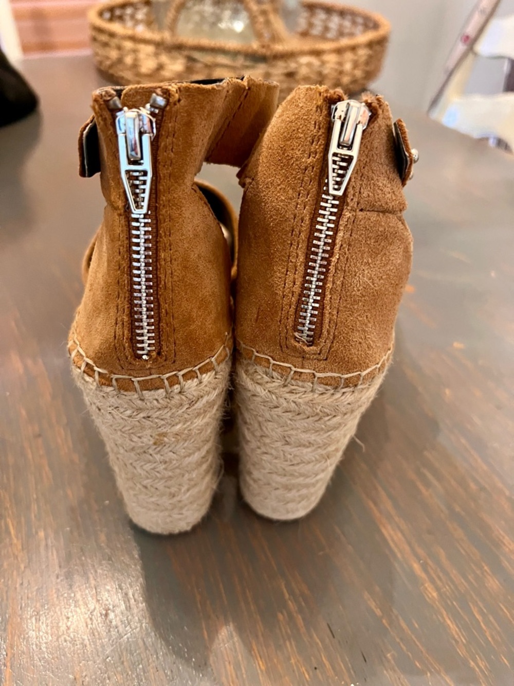 Dolce Vita Suede Espadrille Wedge Sandal - Picture 4 of 8